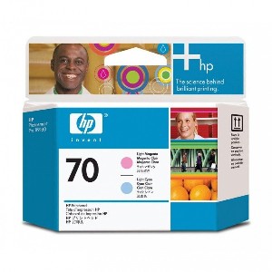 HP 70 Light Magenta and Light Cyan Printhead